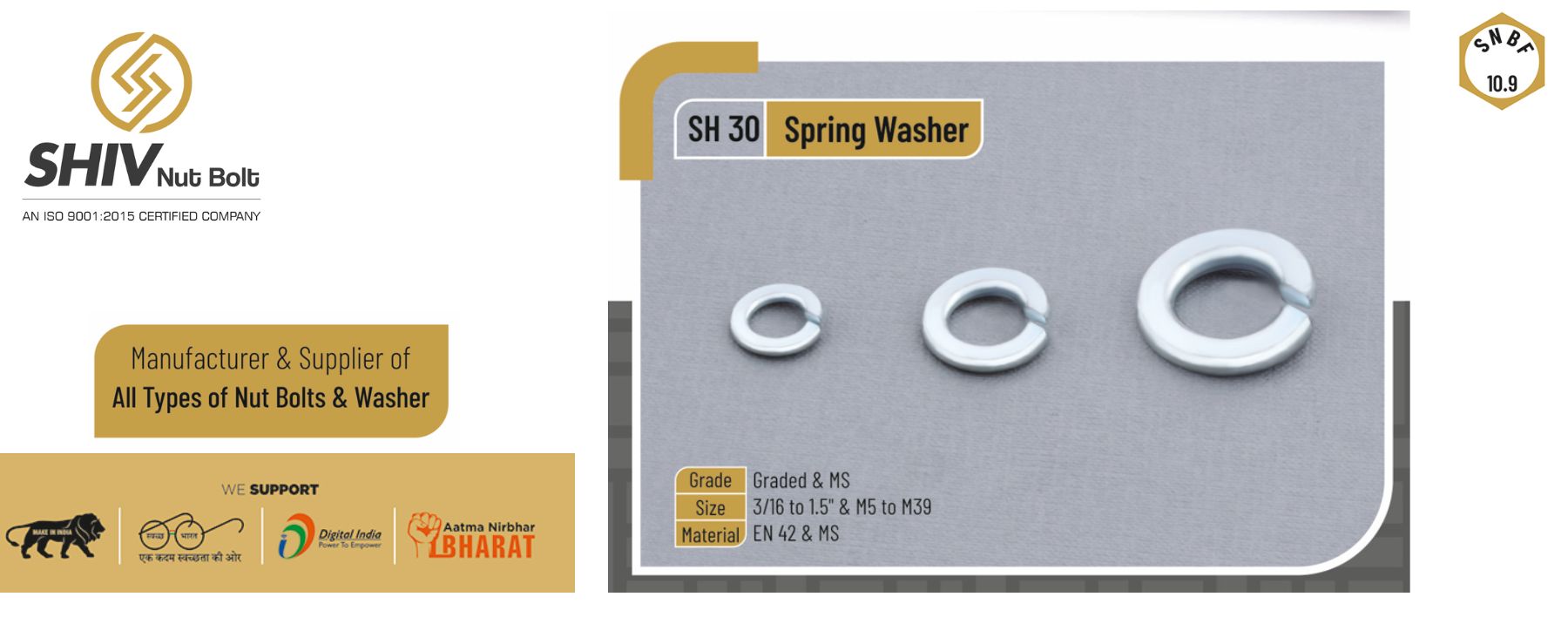 SPRING WASHER WHITE MANUFACTURERS IN GHAZIABAD